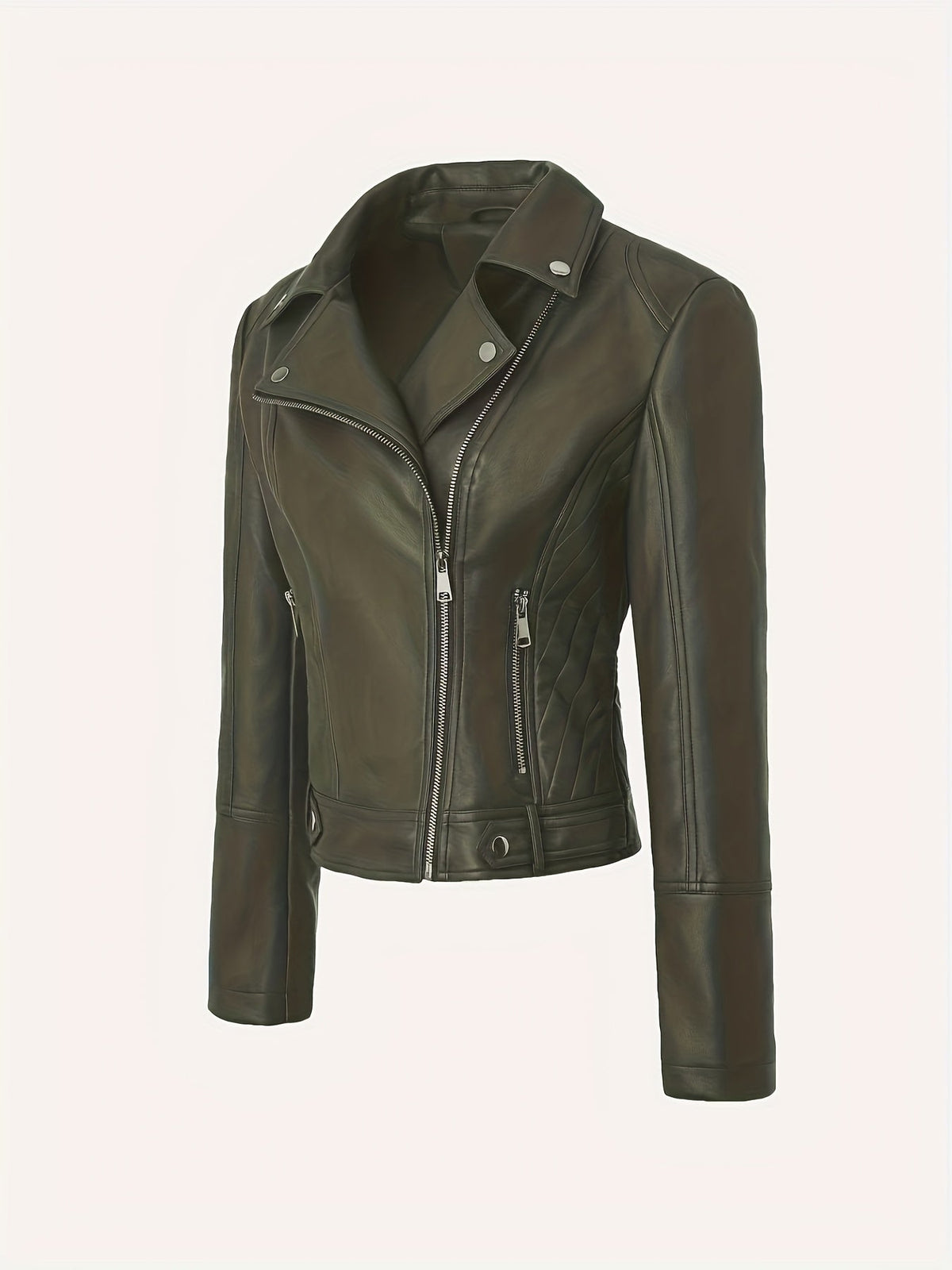 Women's faux leather biker jacket - Lana Fiorelli