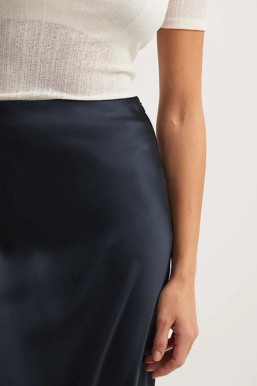 White straight midi skirt - Lana Fiorelli