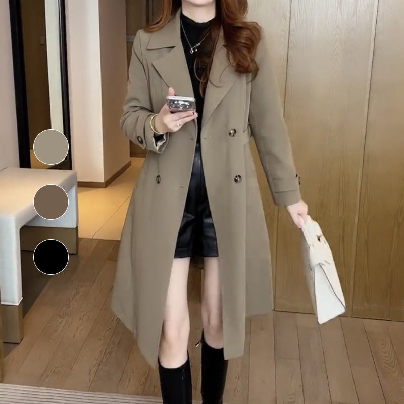Brown classic trench coat - Lana Fiorelli