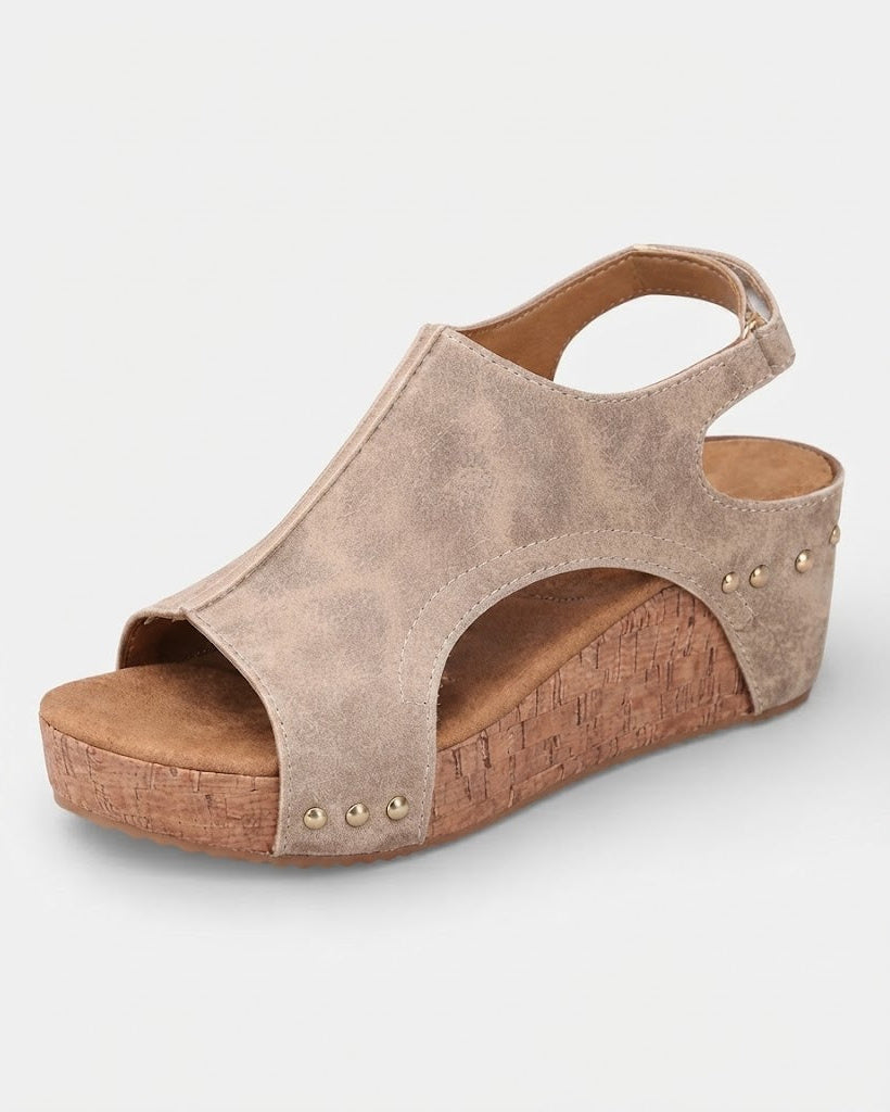 Agnese | Sandali Donna con Zeppa Plateau