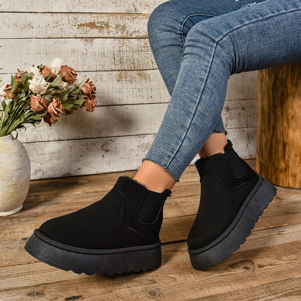 Black chelsea ankle boots - Lana Fiorelli
