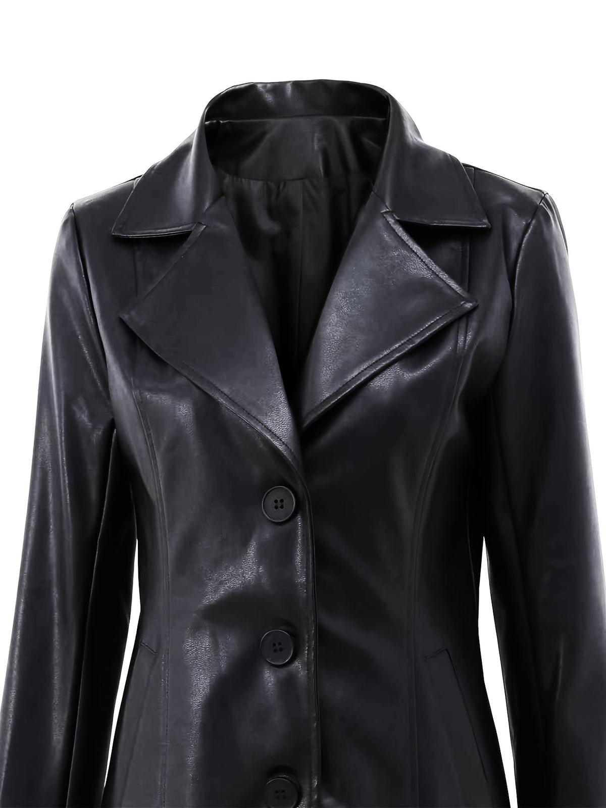 Women's faux leather trench coat - Lana Fiorelli