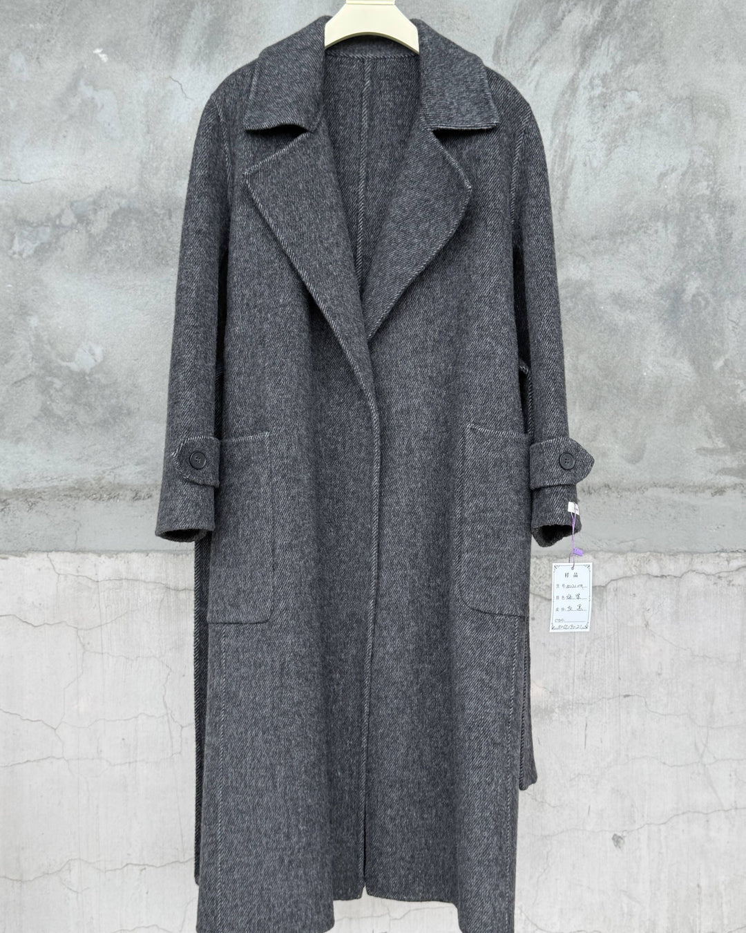 Cappotto Ottavia doppiofaccia Grigio Scuro - vista 1