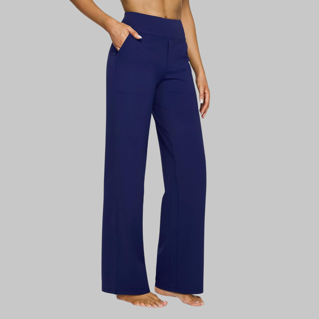 Blue stretch trousers - Lana Fiorelli