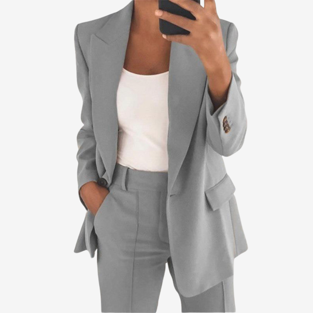 Grey blazer and trousers suit - Lana Fiorelli