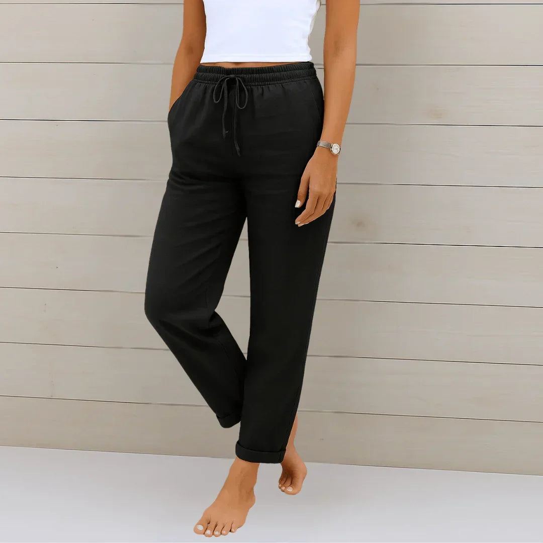 Black drawstring trousers - Lana Fiorelli