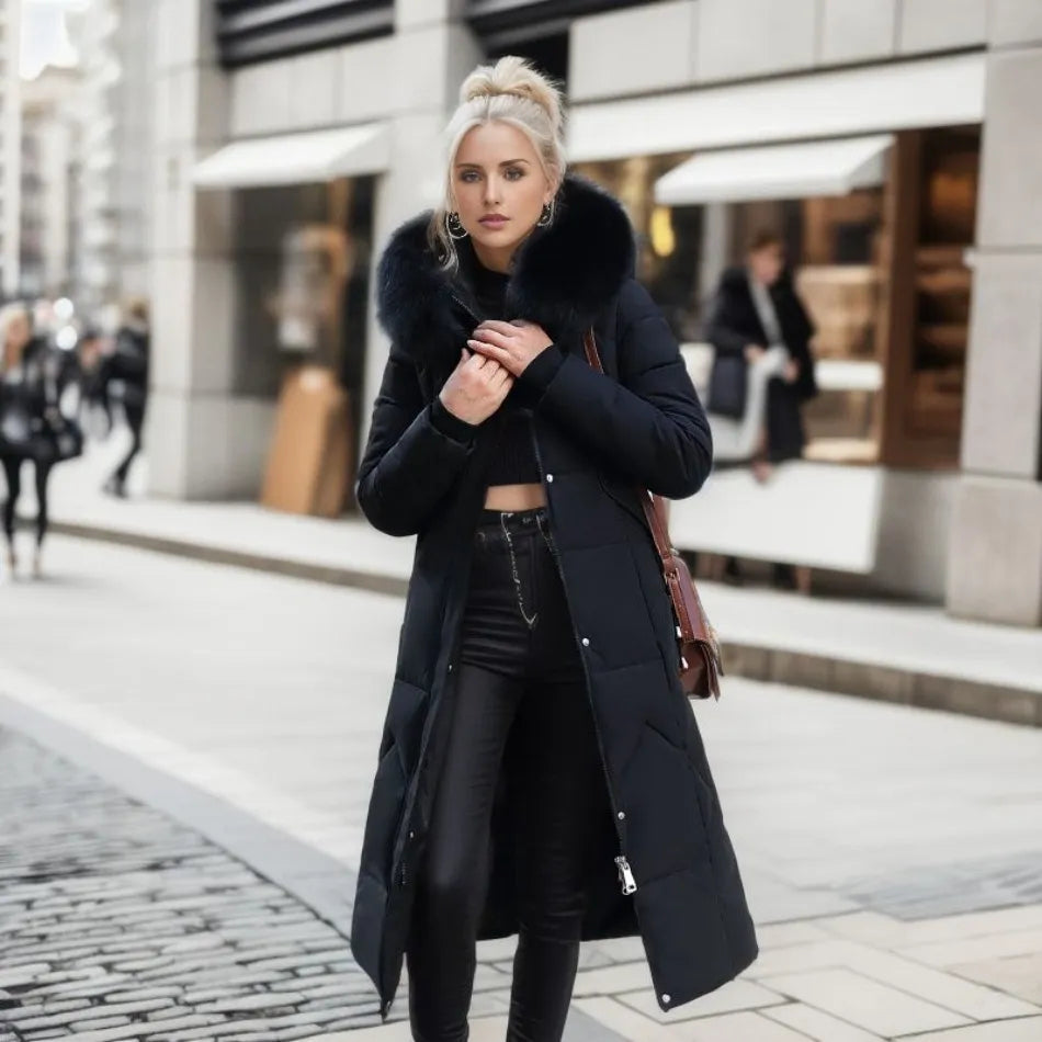 Black puffer coat - Lana Fiorelli