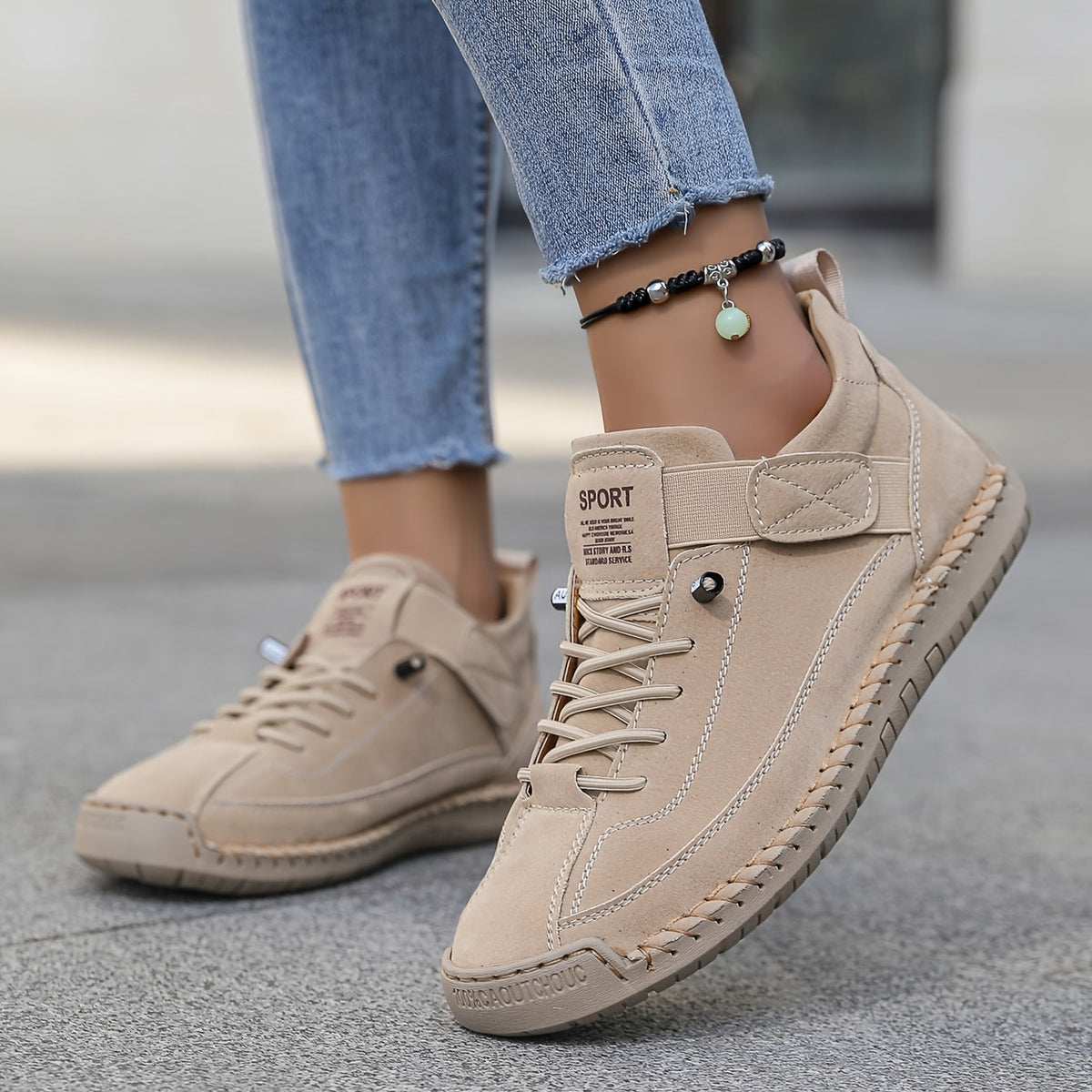 Beige comfort sneakers - Lana Fiorelli