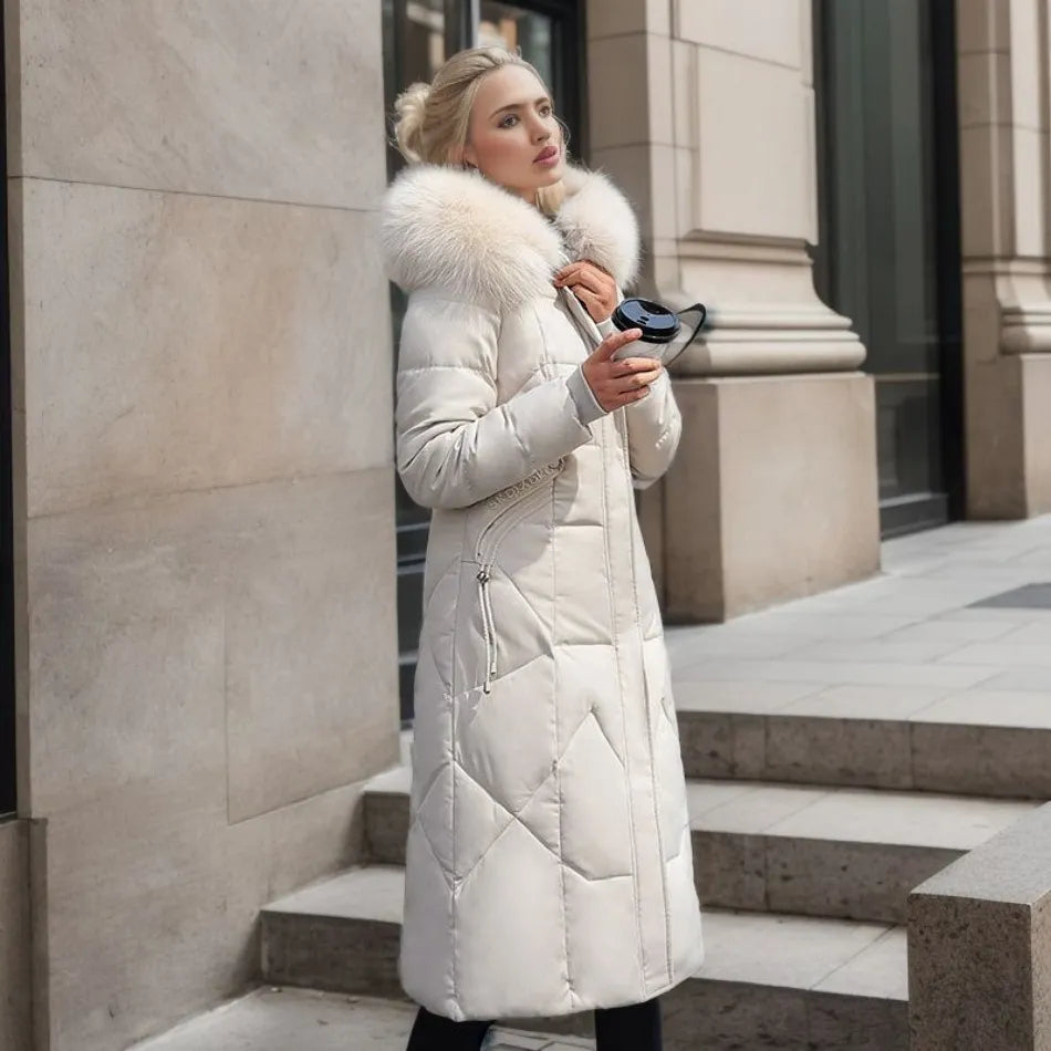 White puffer coat - Lana Fiorelli