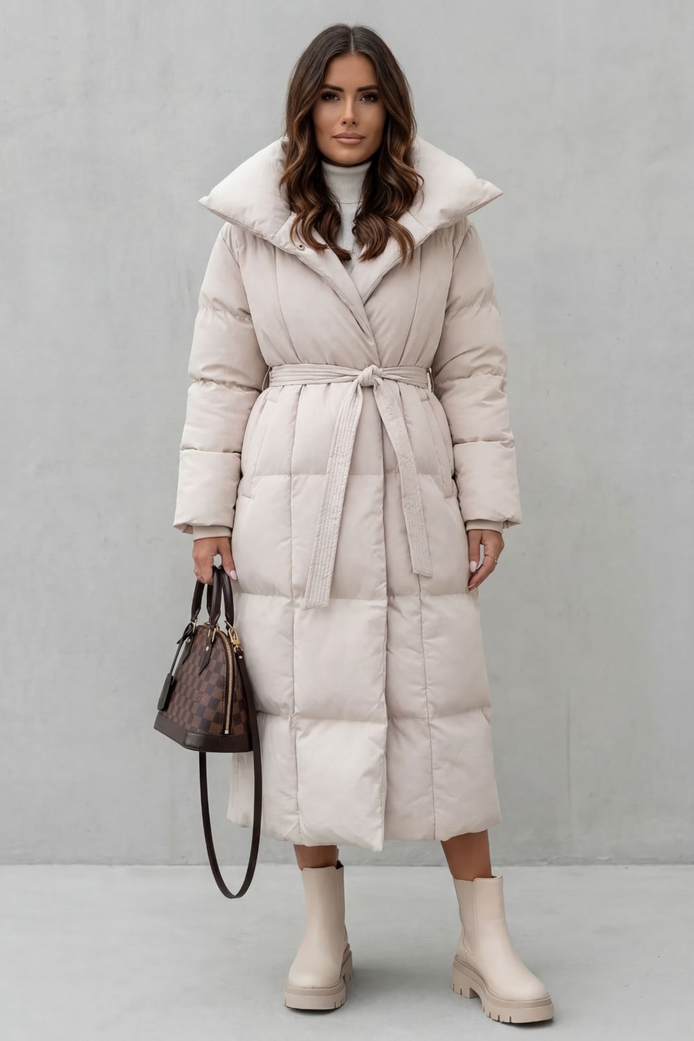 Women's long puffer coat - Lana Fiorelli
