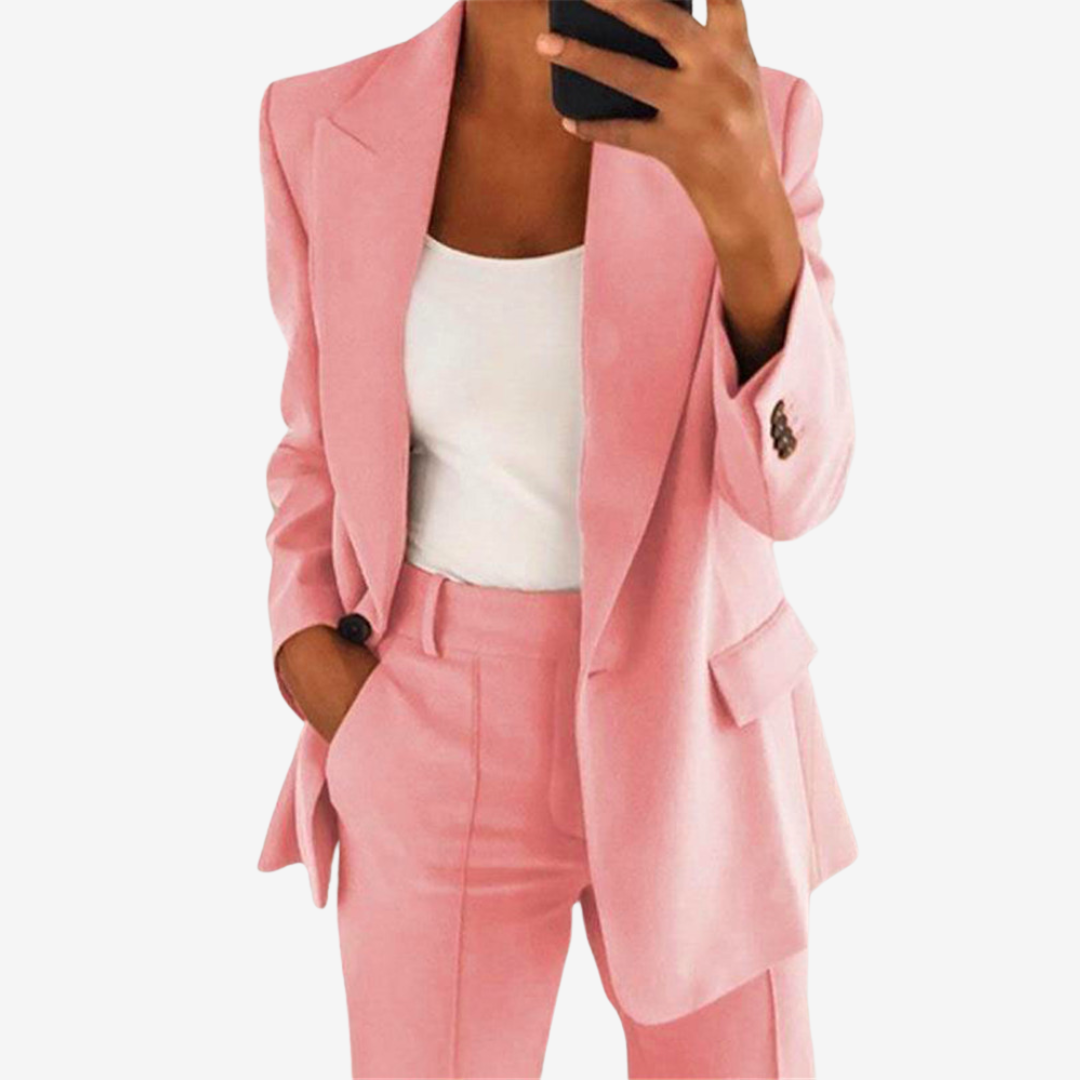 Pink blazer and trousers suit - Lana Fiorelli
