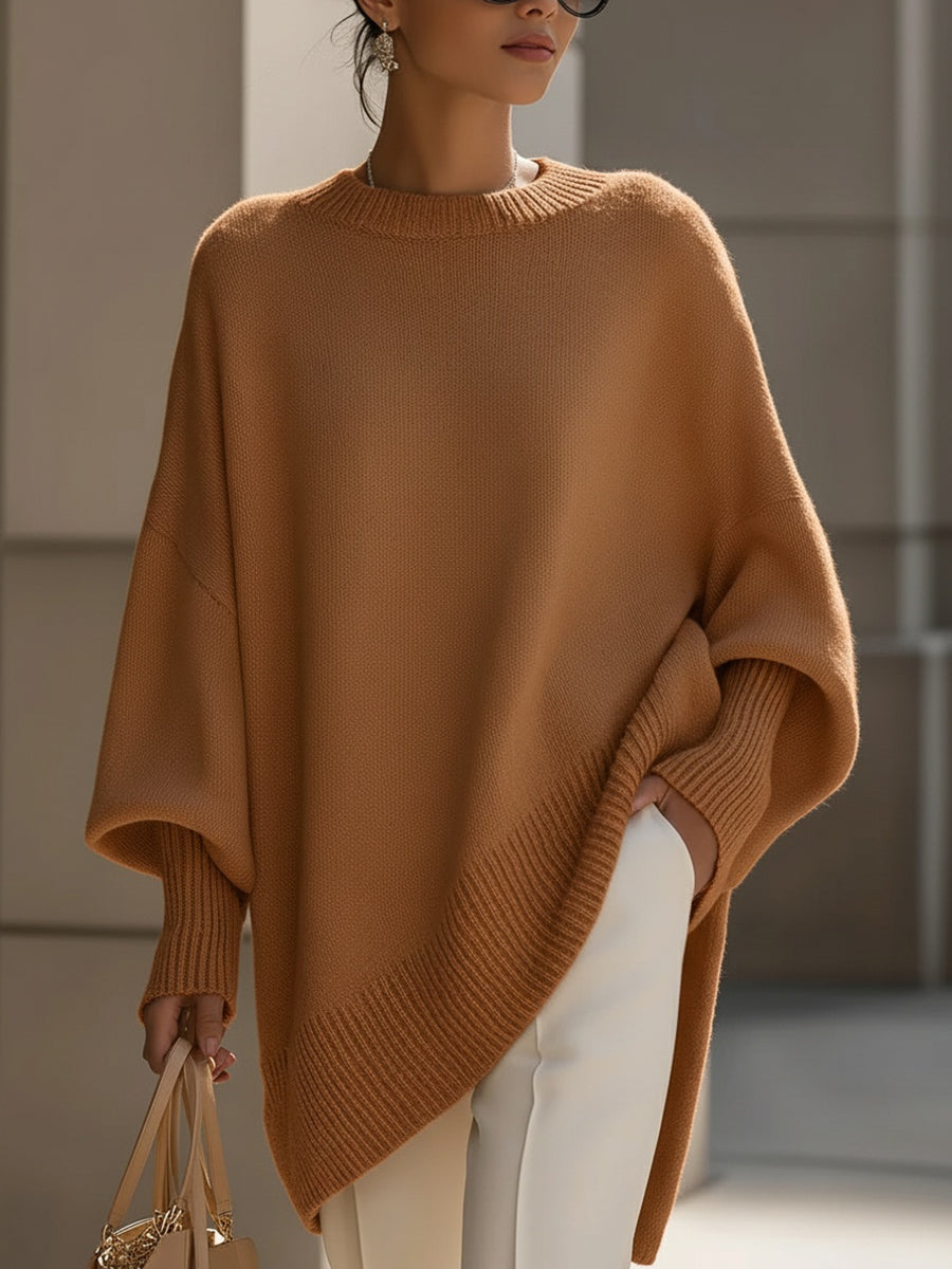 Brown oversized jumper - Lana Fiorelli