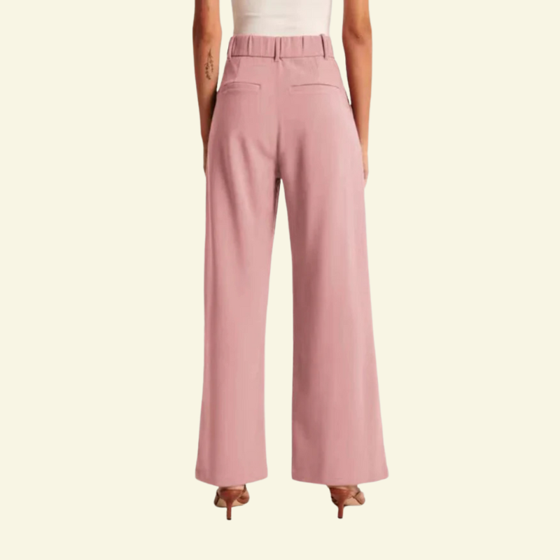 Pink palazzo trousers - Lana Fiorelli