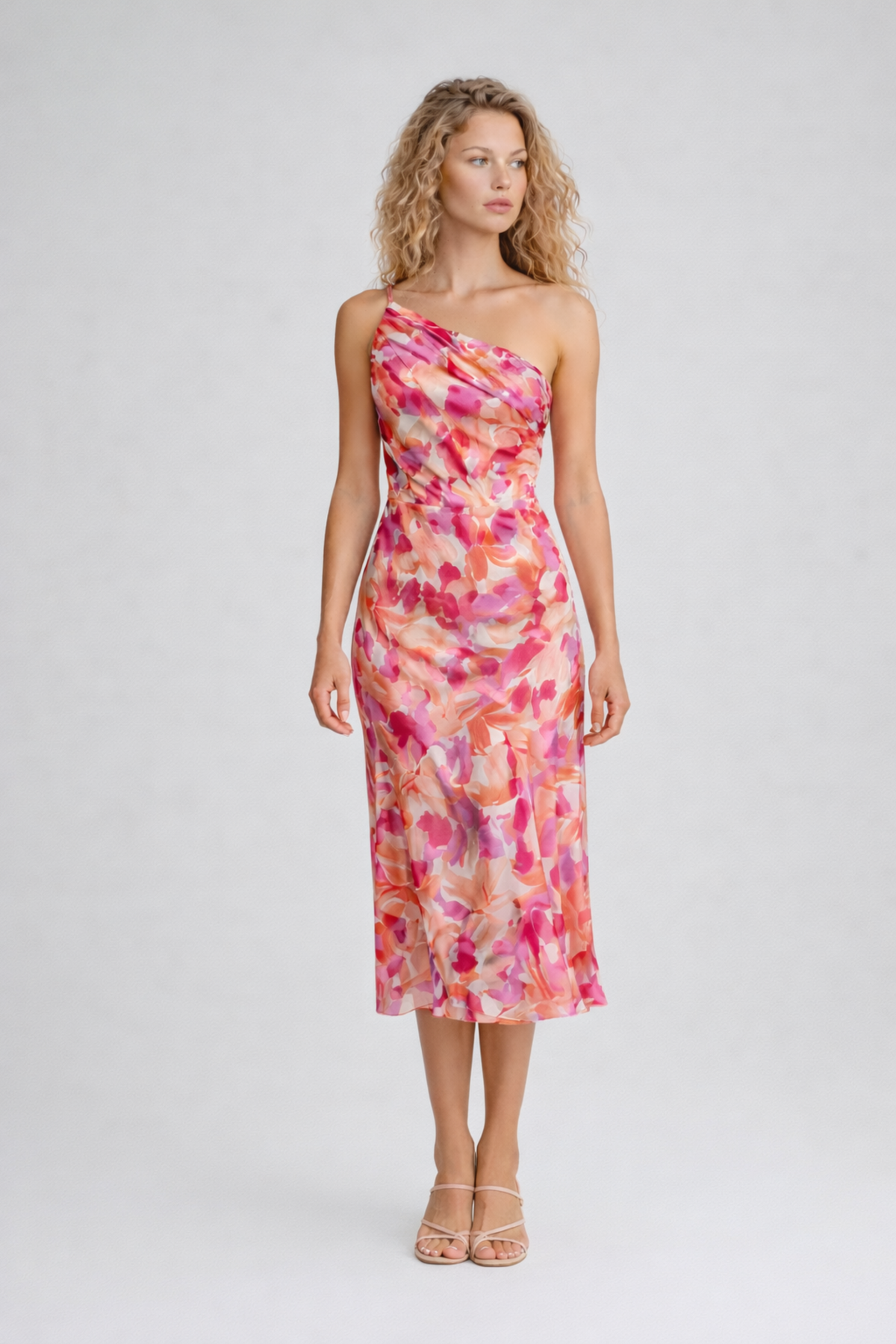 Pink Midi Dress - Lana Fiorelli