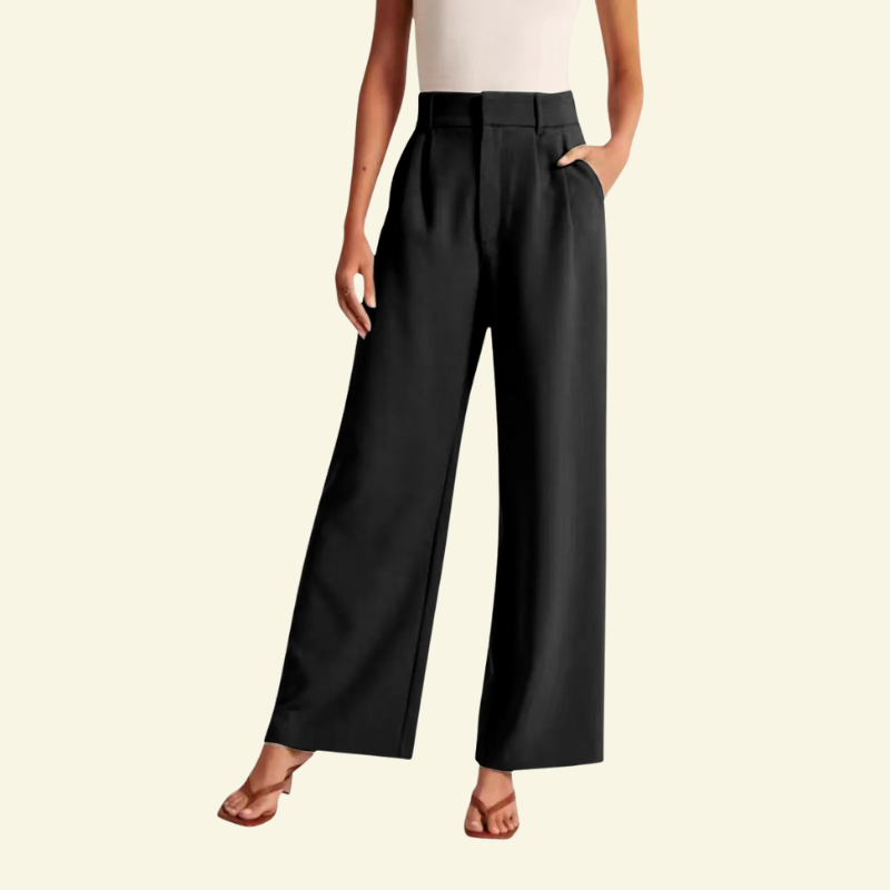Black palazzo trousers - Lana Fiorelli