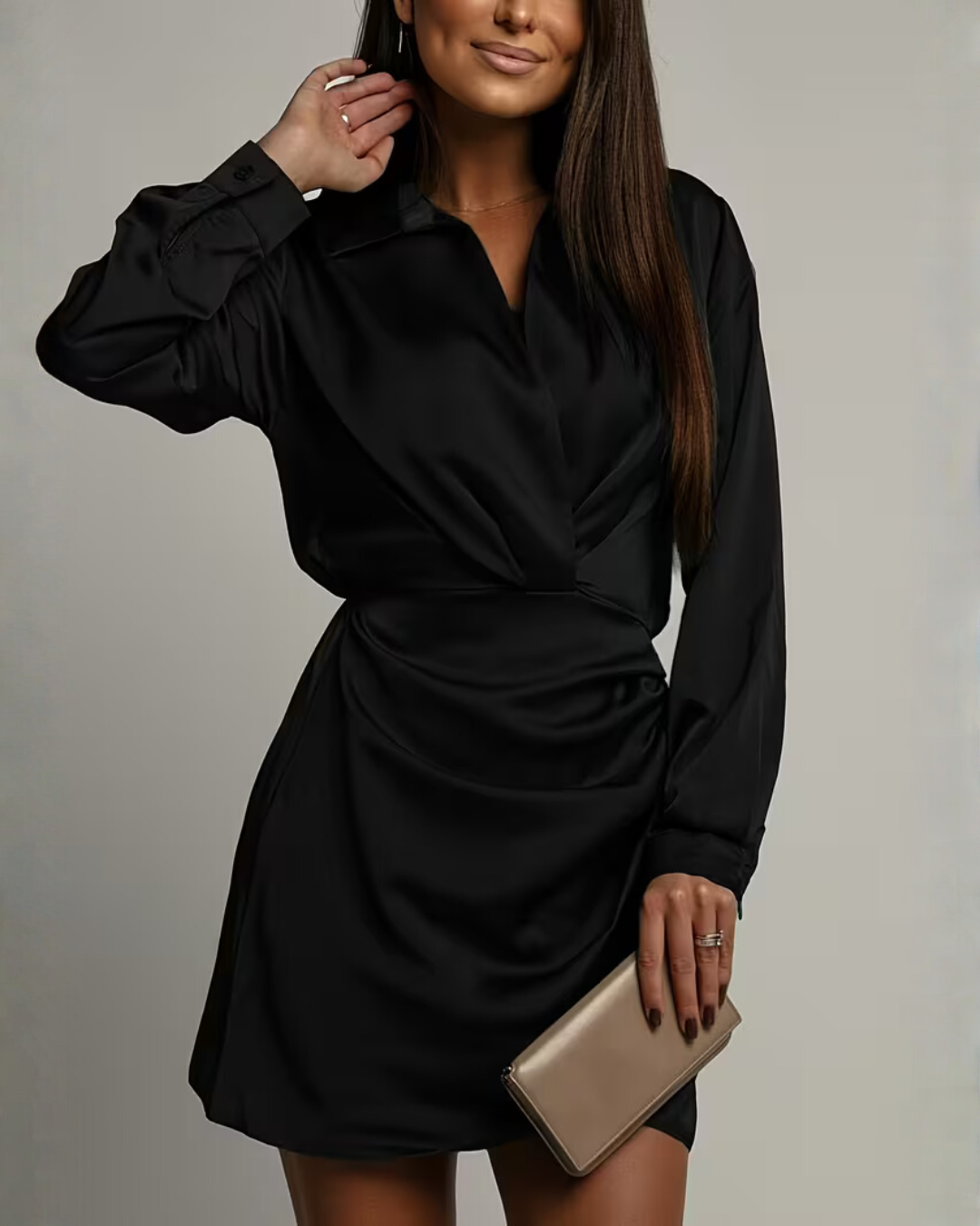 Black Mini Dress - Lana Fiorelli