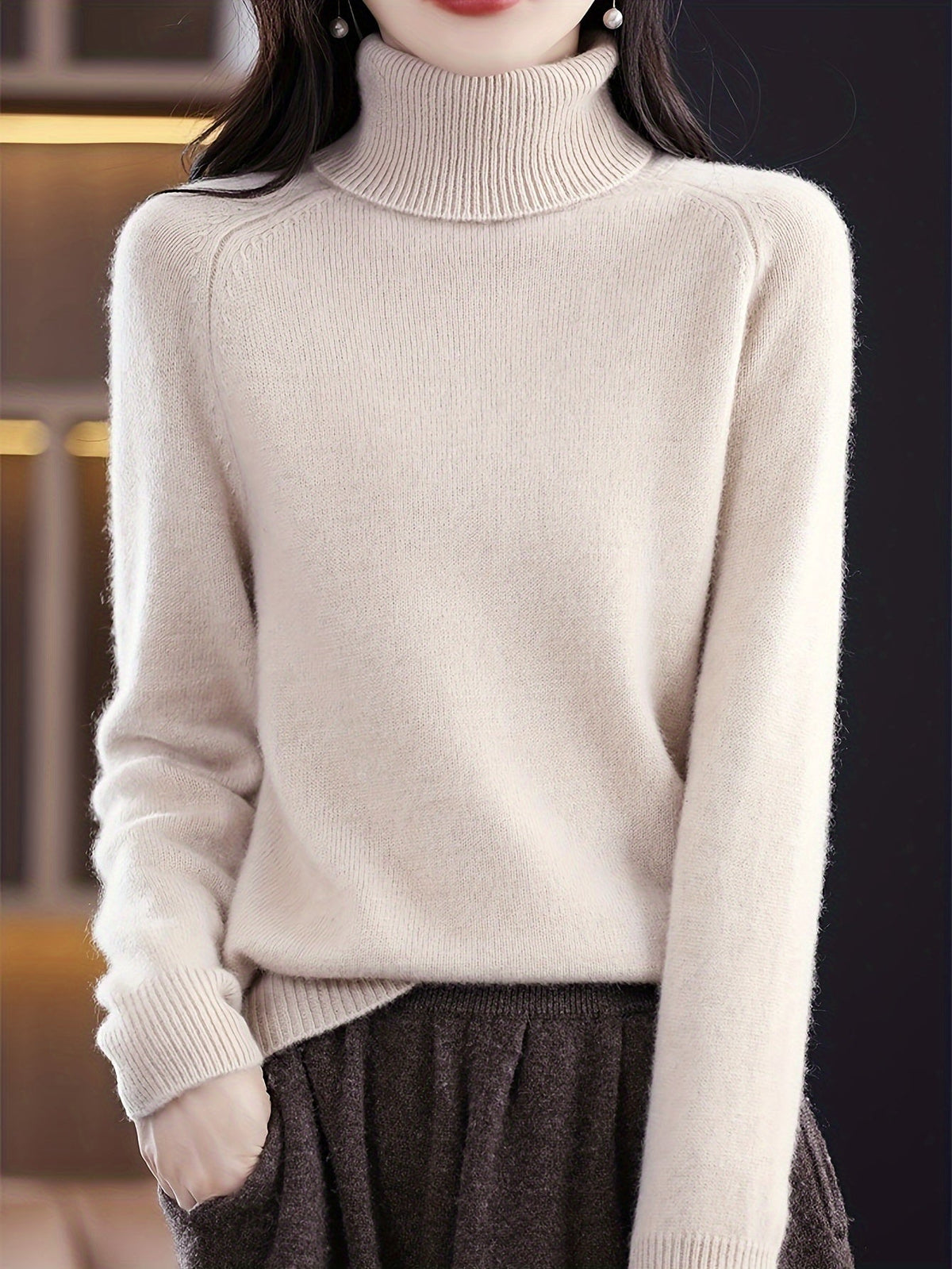 Purple Base Layer Sweater - Lana Fiorelli