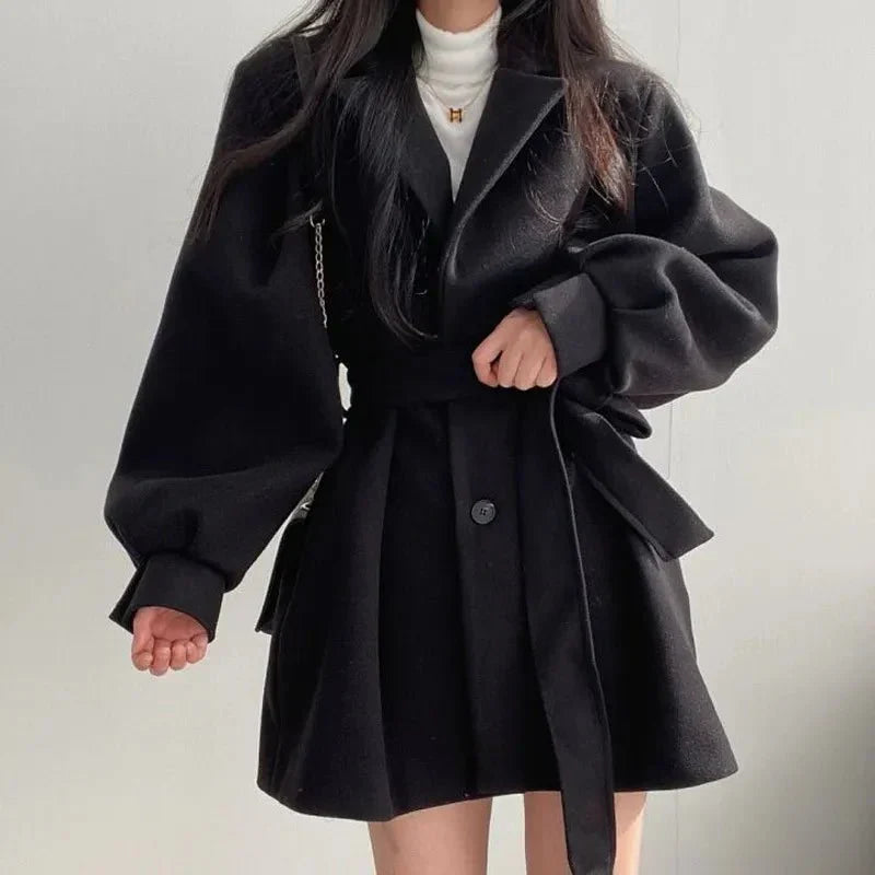 Black coat - Lana Fiorelli