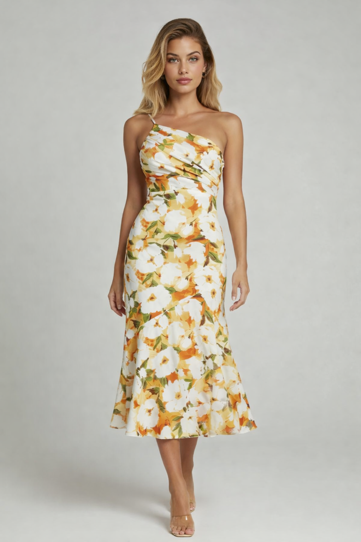 Yellow Midi Dress - Lana Fiorelli