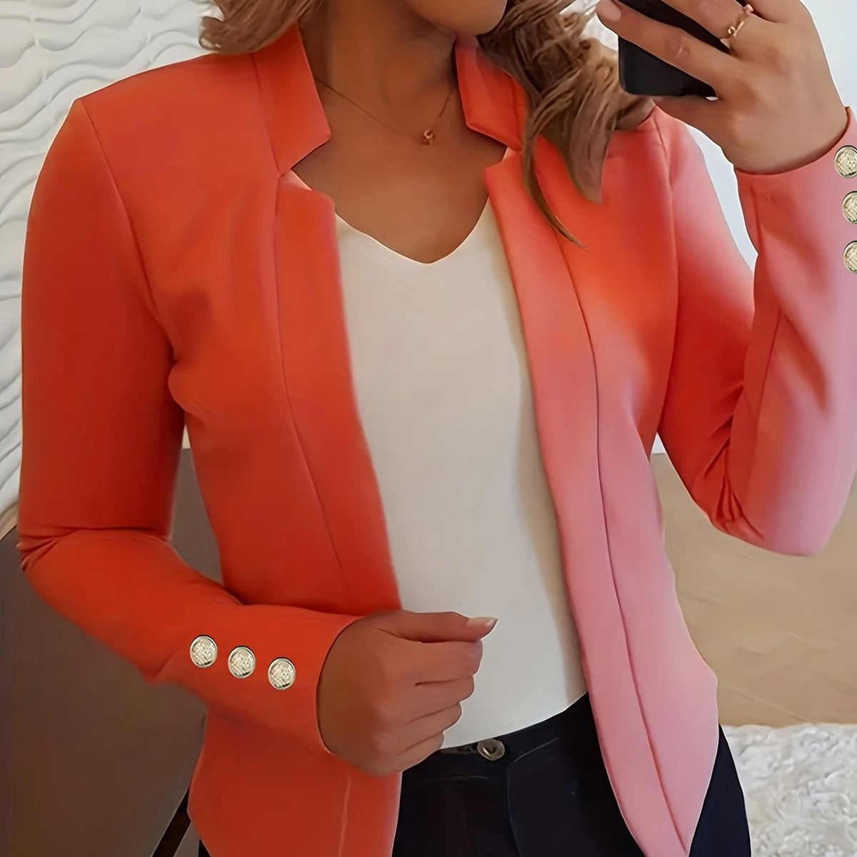 Orange blazer - Lana Fiorelli