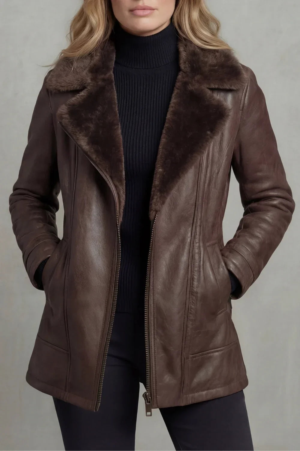 Brown jacket - Lana Fiorelli