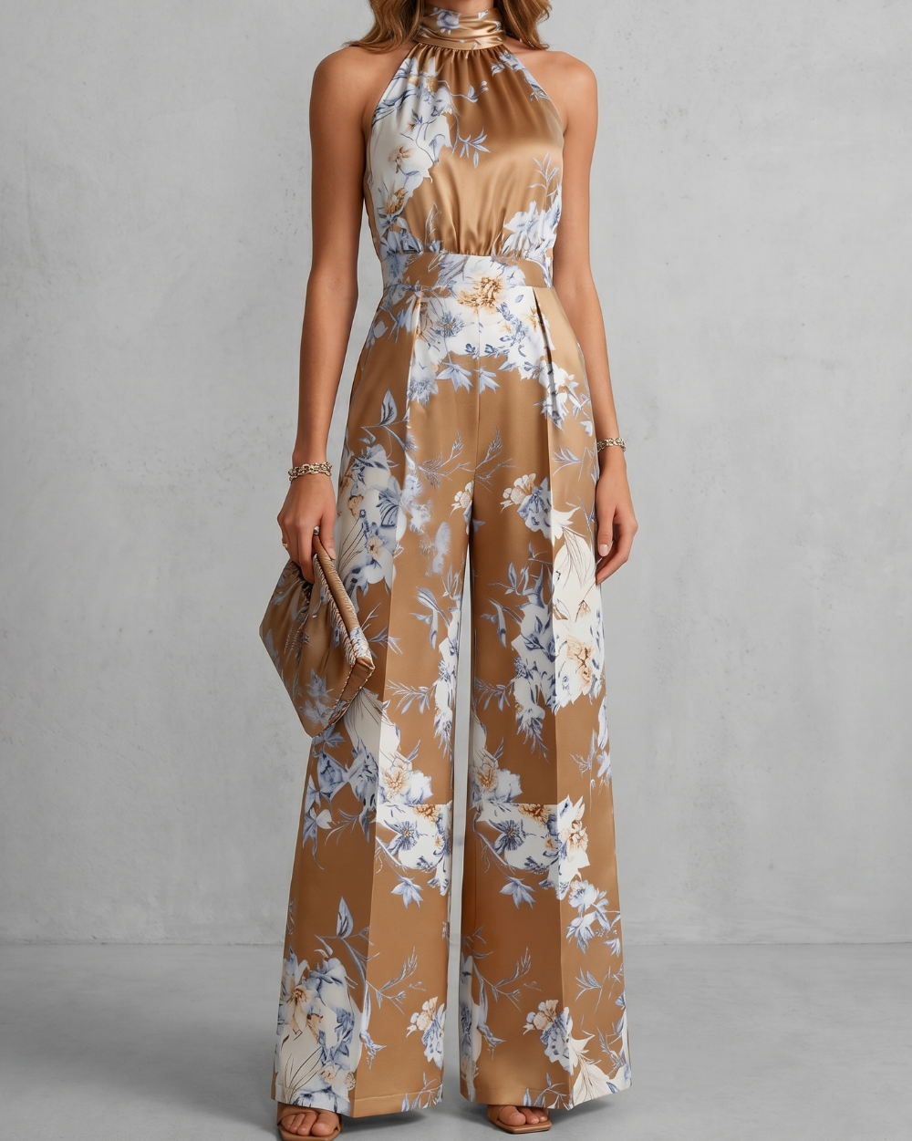 Brown Jumpsuit - Lana Fiorelli