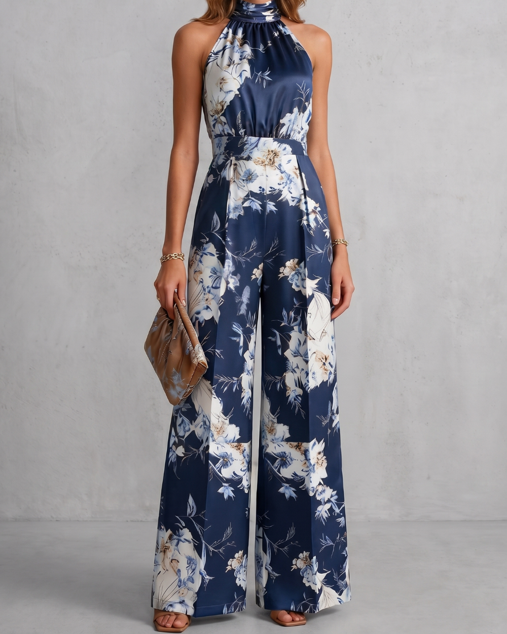 Blue Jumpsuit - Lana Fiorelli
