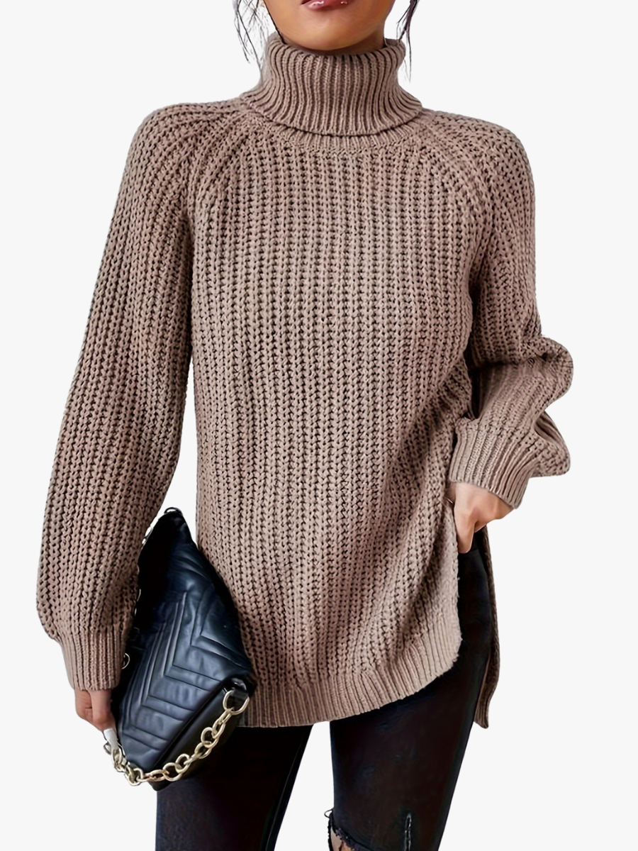 Women's mock neck knit top - Lana Fiorelli