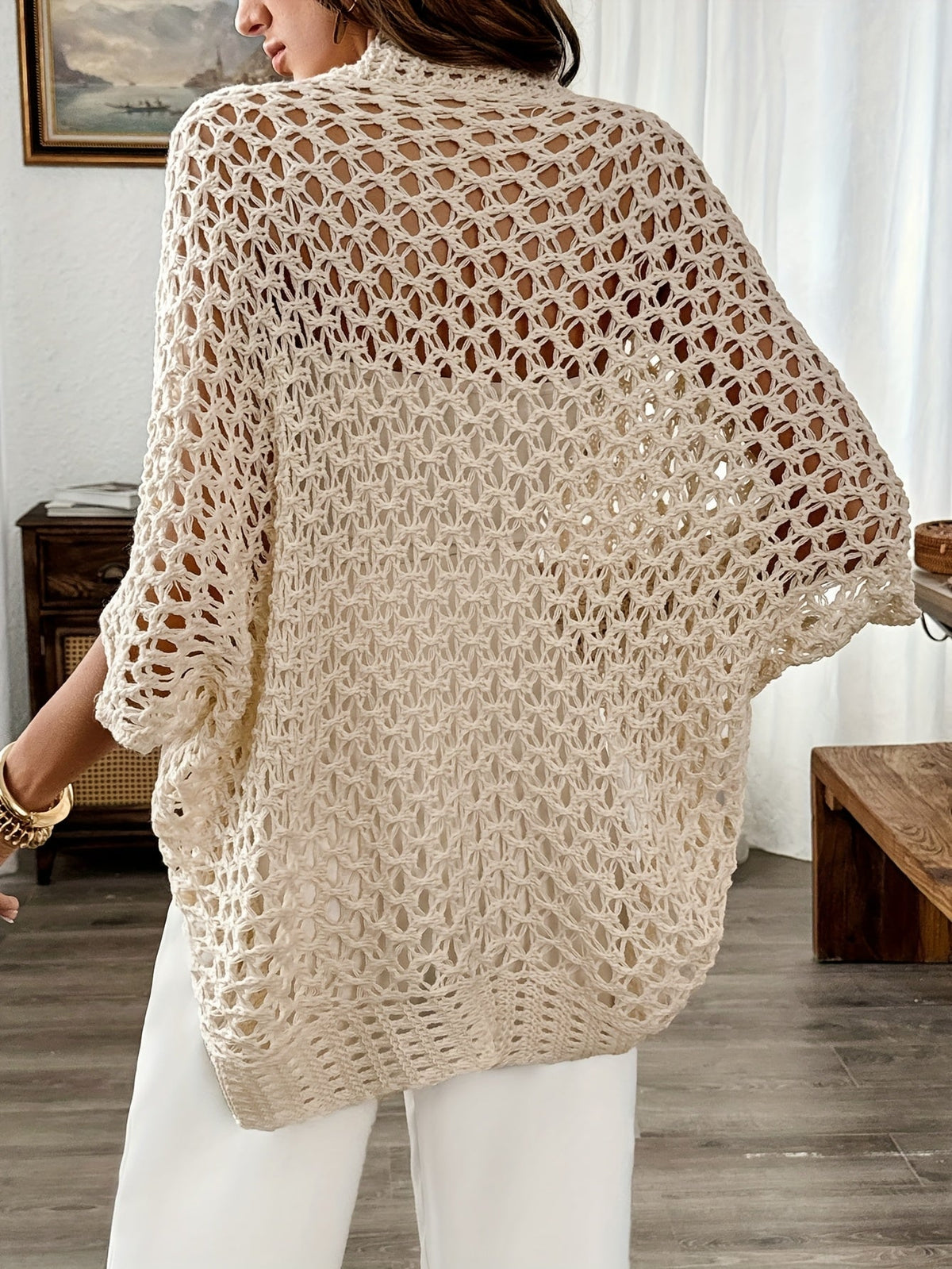 Beige cardigan - Lana Fiorelli
