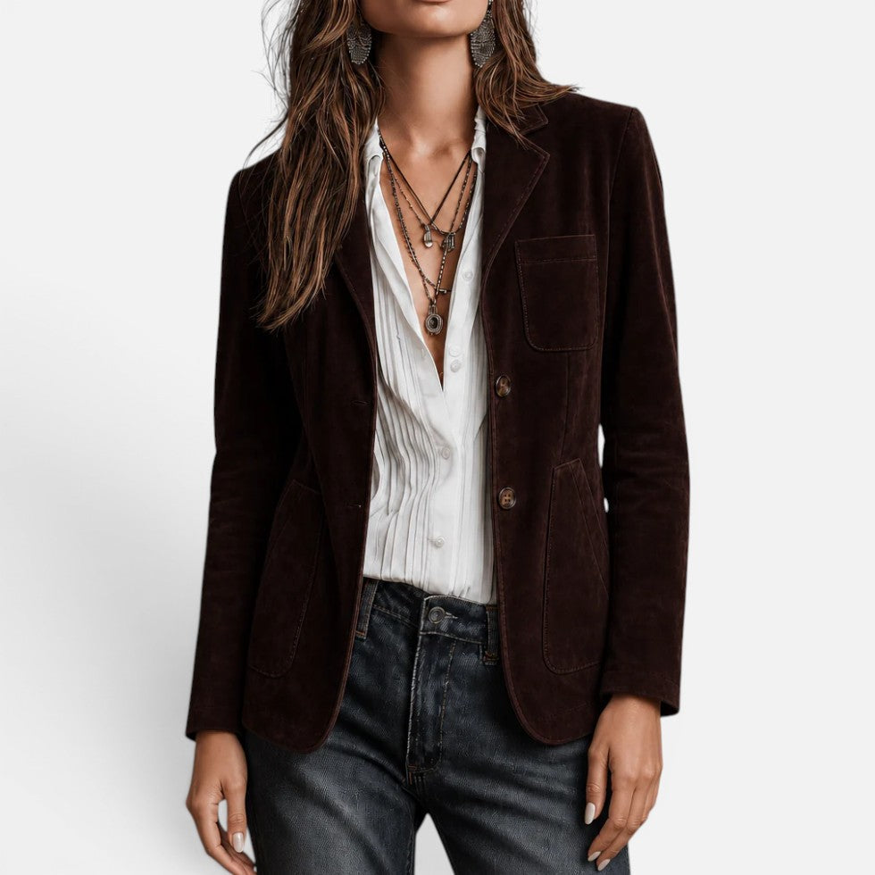 Black lapel blazer - Lana Fiorelli
