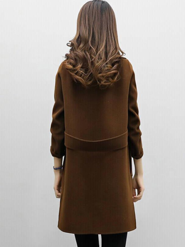 Women's double-breasted coat - Lana Fiorelli
