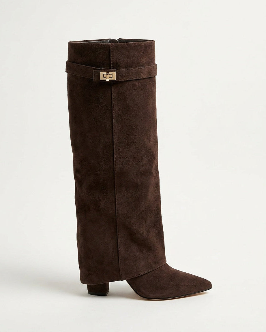 Dark Brown Ankle Boots - Lana Fiorelli