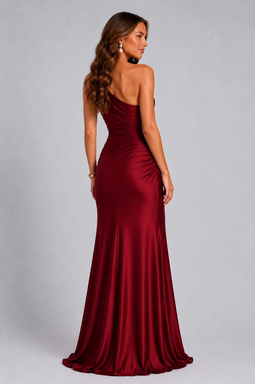 One-Shoulder Maxi Dress - Lana Fiorelli