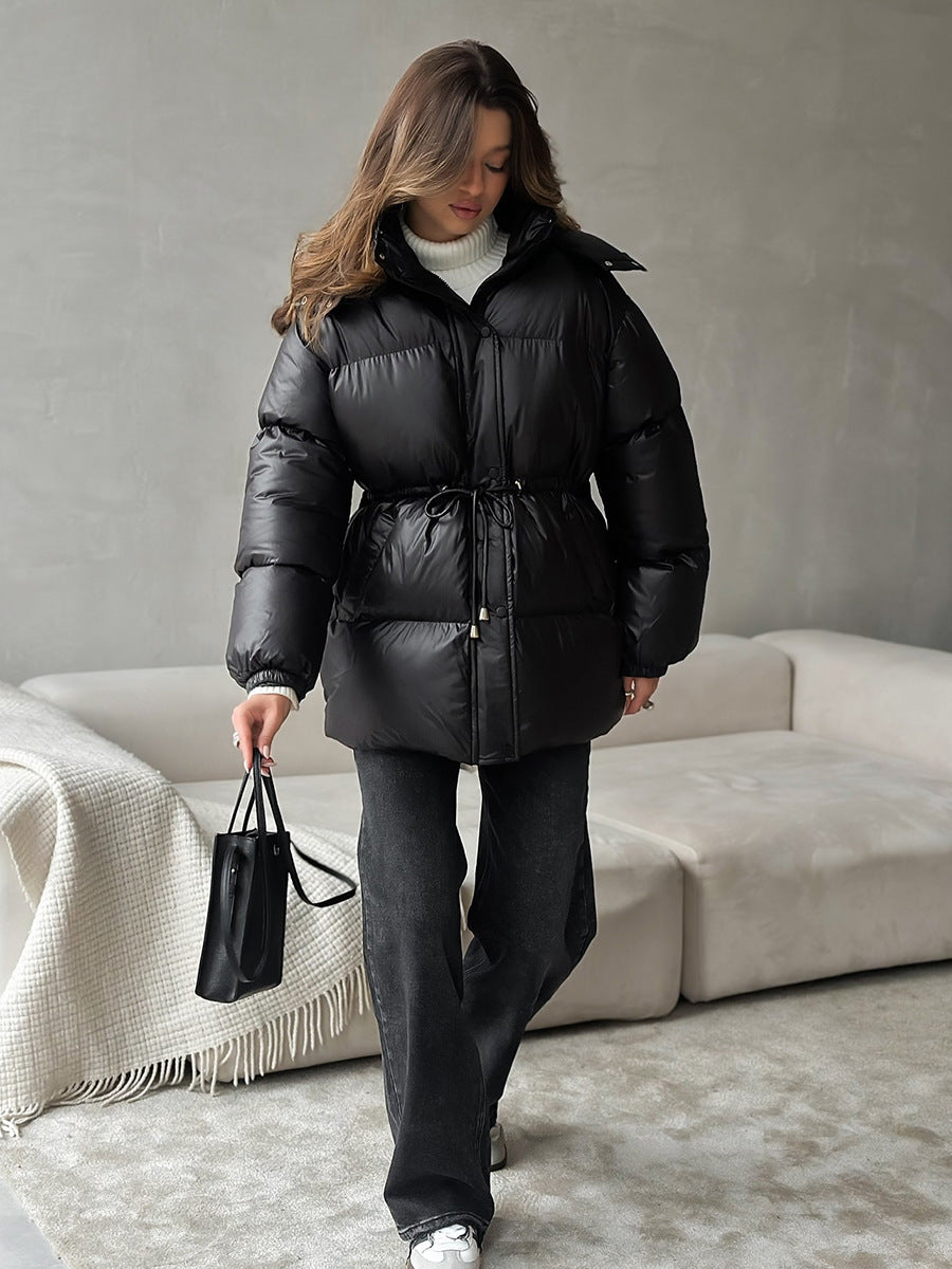 Black puffer jacket - Lana Fiorelli