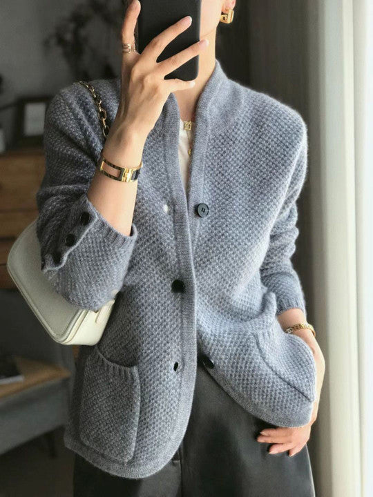 Grey cardigan - Lana Fiorelli