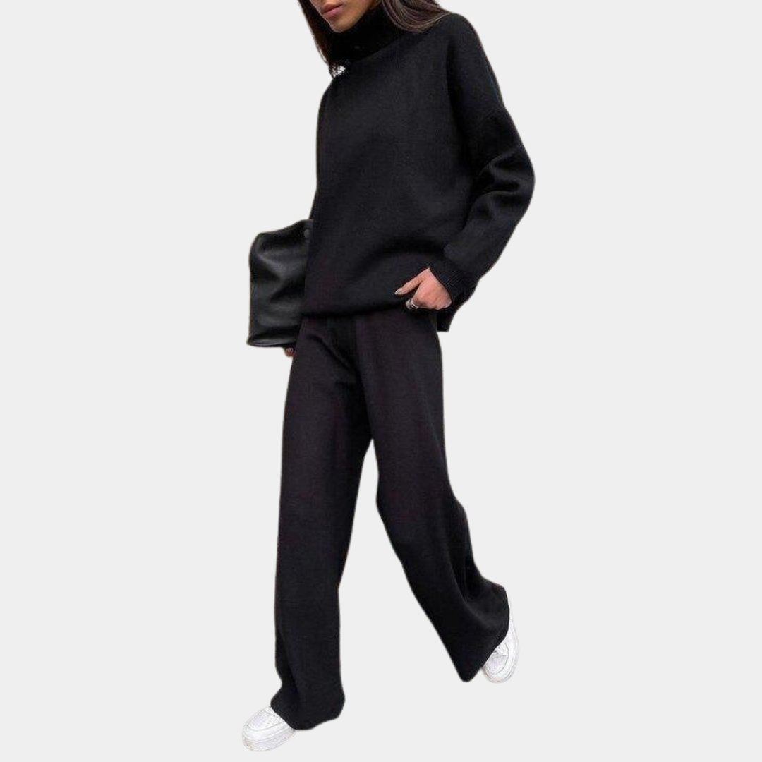 Women's turtleneck knit set - Lana Fiorelli