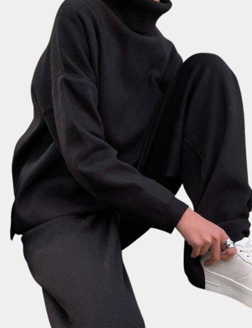 Women's turtleneck knit set - Lana Fiorelli