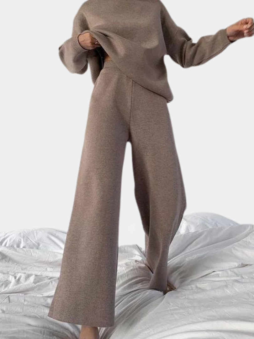 Women's turtleneck knit set - Lana Fiorelli