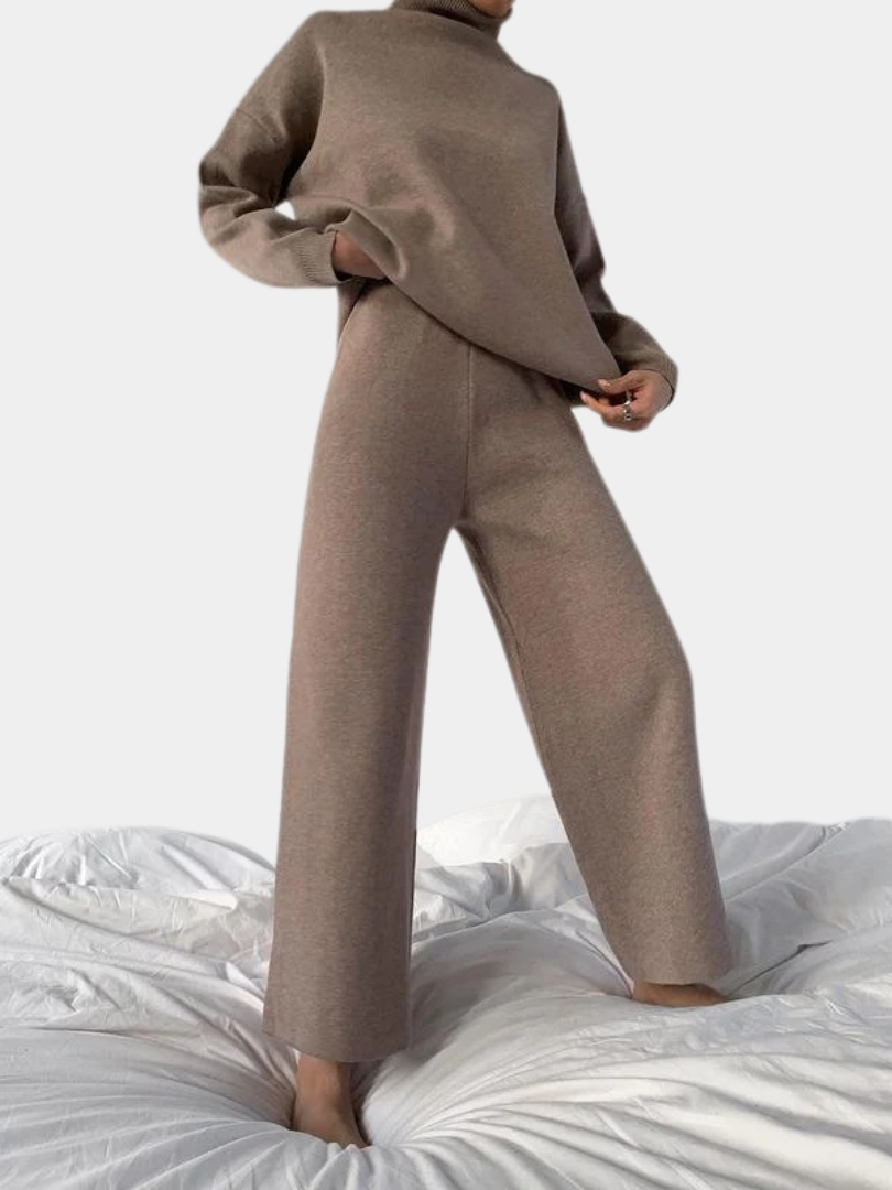 Women's turtleneck knit set - Lana Fiorelli