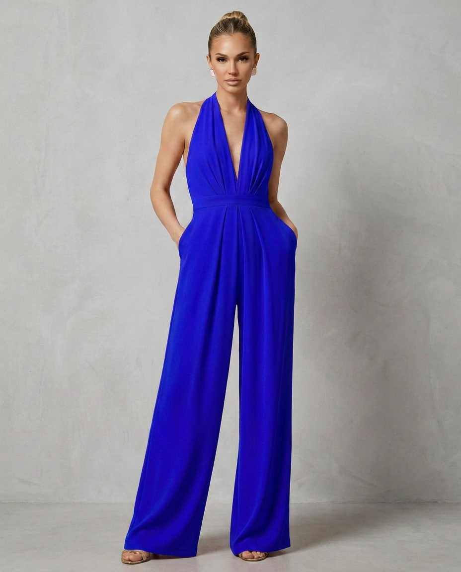 Blue Jumpsuit - Lana Fiorelli