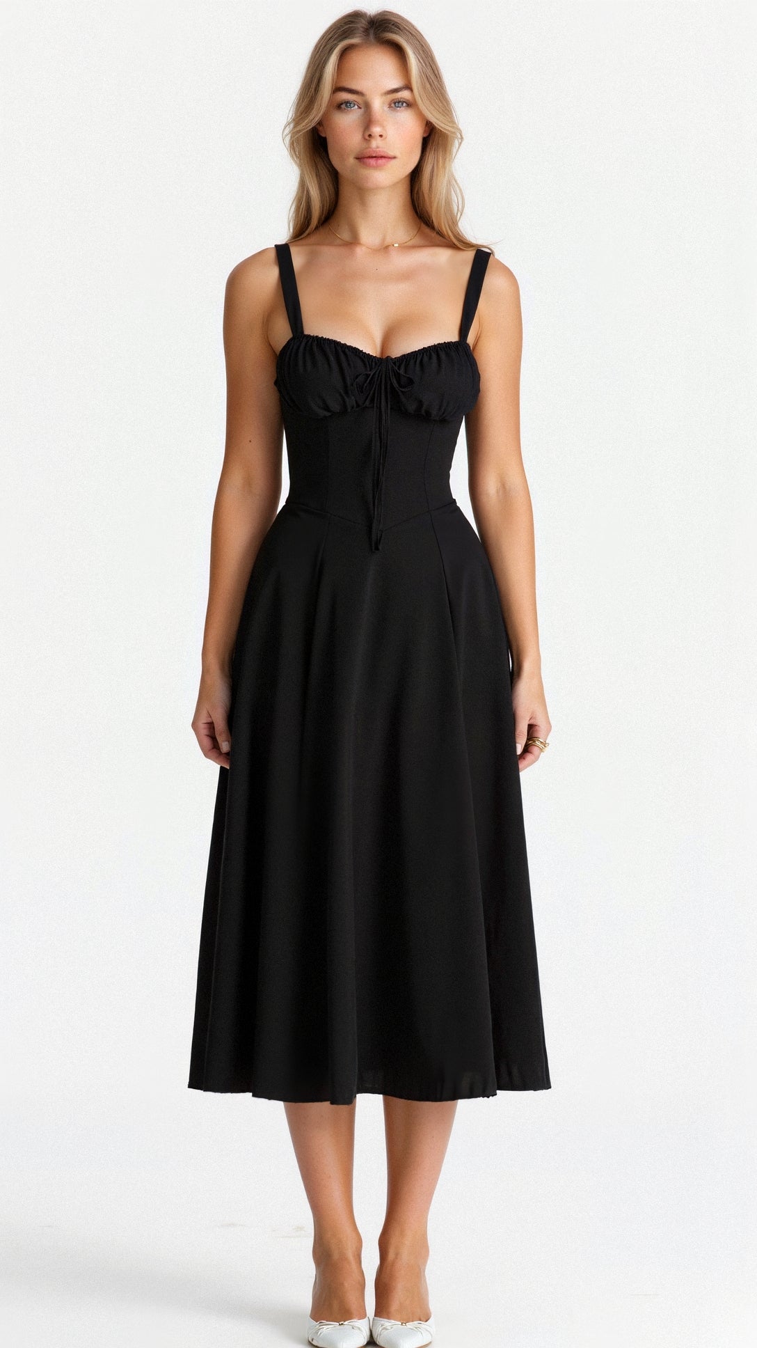 Black Midi Dress - Lana Fiorelli