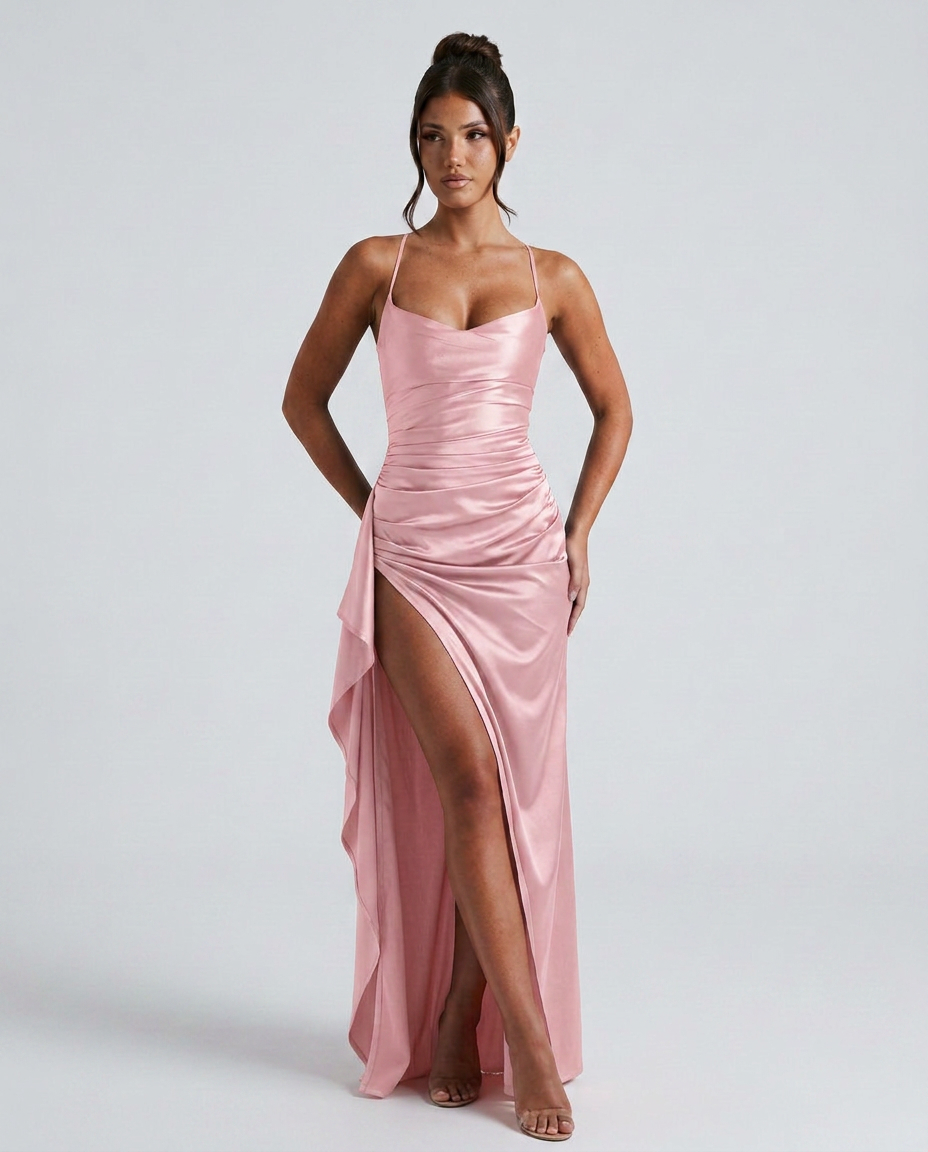 Draped Maxi Dress - Lana Fiorelli