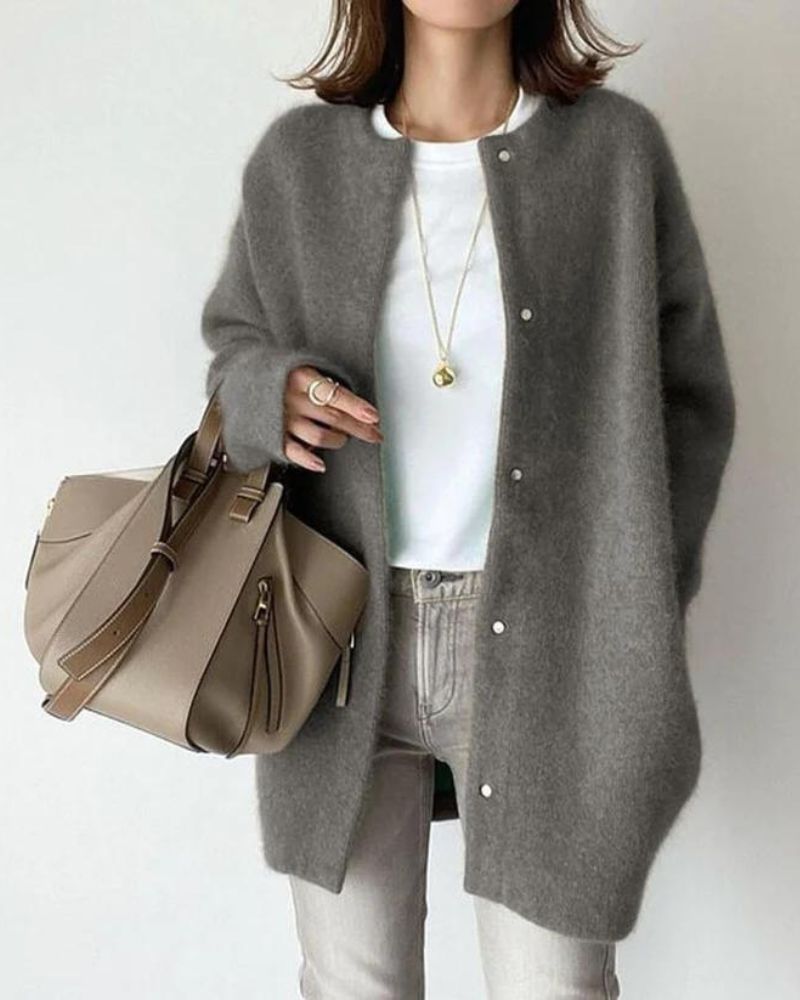 Grey cardigan - Lana Fiorelli