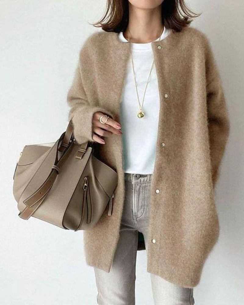 Beige cardigan - Lana Fiorelli