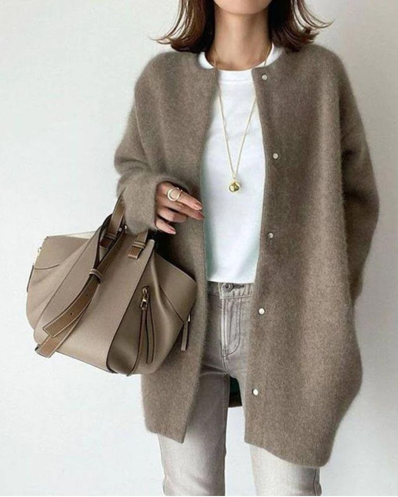 Brown cardigan - Lana Fiorelli