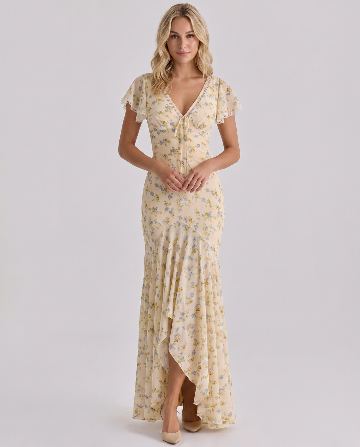 Yellow Maxi Dress - Lana Fiorelli
