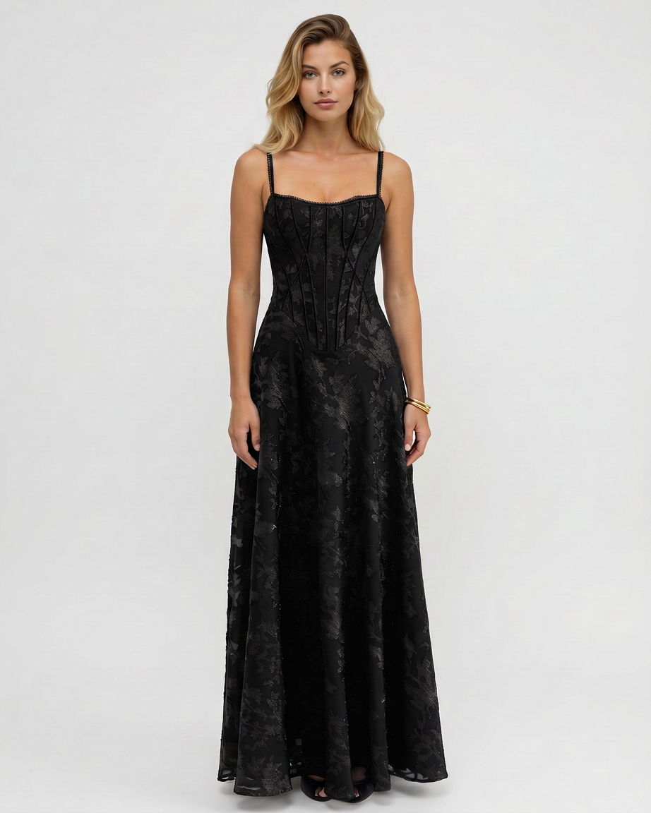Black Maxi Dress - Lana Fiorelli