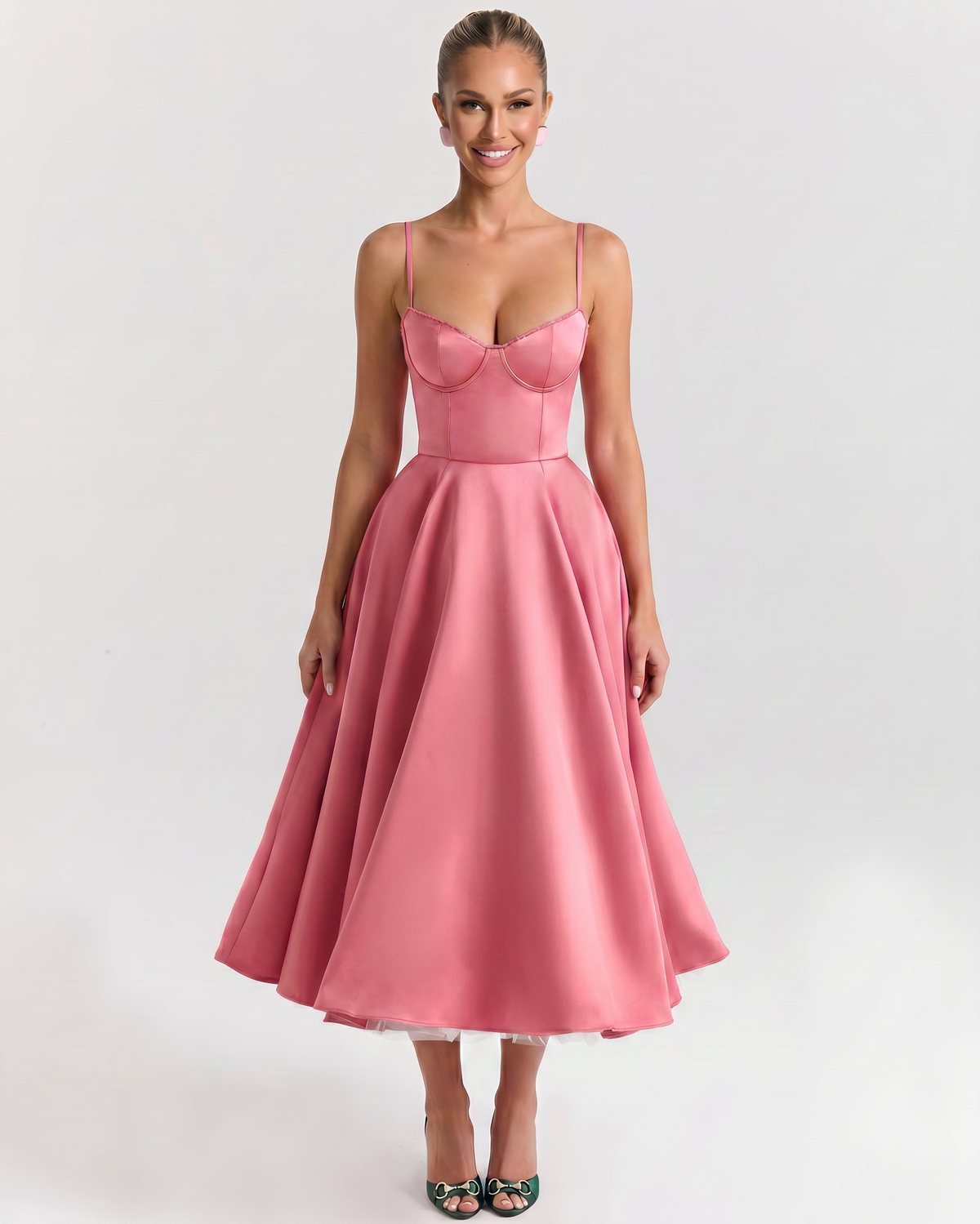 Pink Midi Dress - Lana Fiorelli