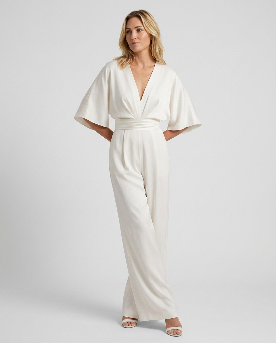 White Jumpsuit - Lana Fiorelli