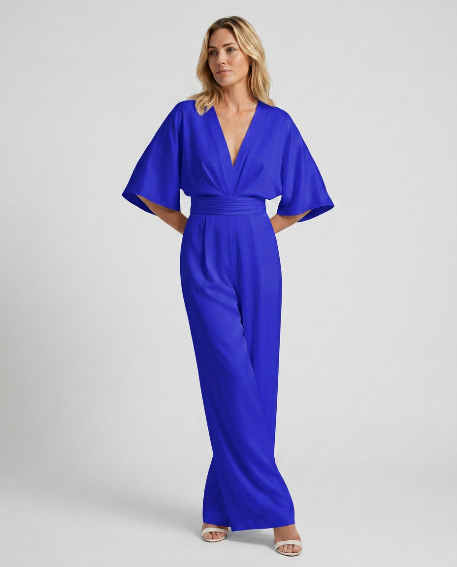 Blue Jumpsuit - Lana Fiorelli